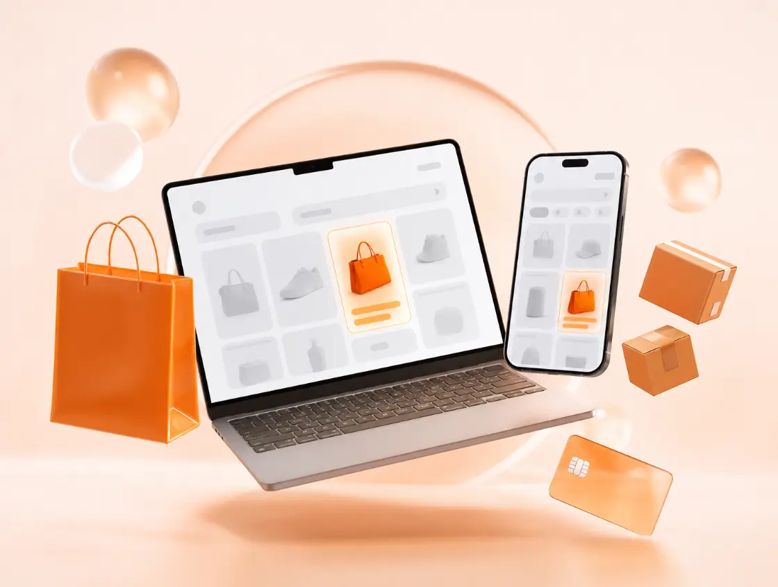 Kendi e-ticaret sitesinin ürün ve sipariş ekranları